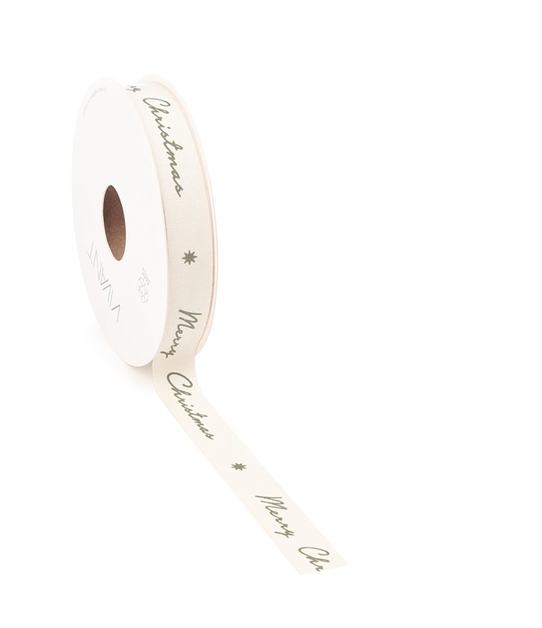 M. CHRISTMAS COT Ribbon - Emerald - 25mm*10m