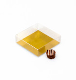 Boîte Transparant avec carton - 100 * 100 * 30 mm - 100  pièces