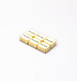 Boîte Transparant avec carton or - 105 * 58 * 18 mm - 100 pièces