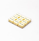 Transparant Box with gold carton - 105 * 86 * 18 mm - 100 pieces