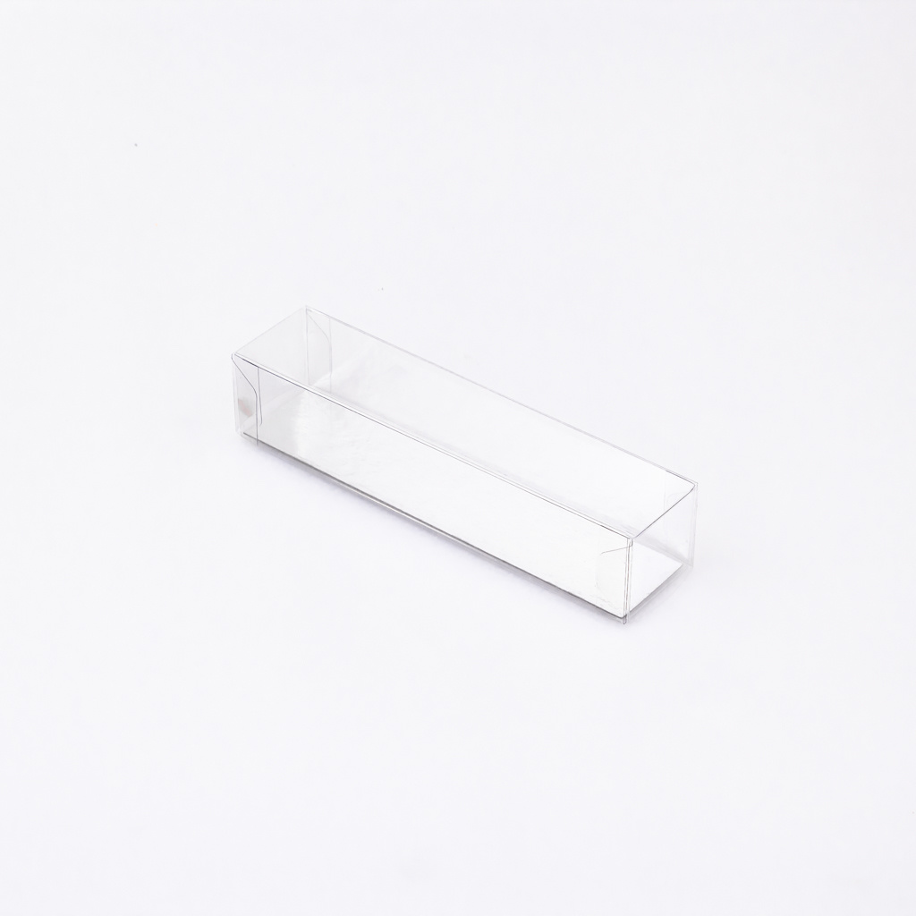 Transparanten Schachtel mit Silver Boden für 5 Trüffel - 162*35*35mm - 120 Stück