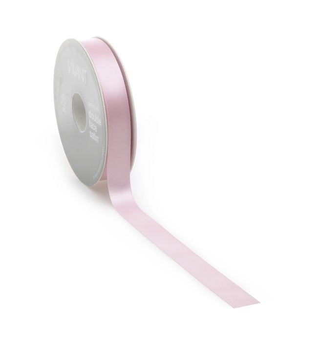 Double Face Satin ribbon - Marble Rose