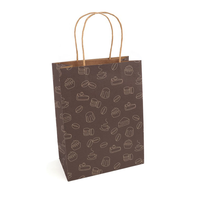 Treats sac en papier - chocolat - 5 pièces