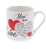 "You Are" mok - 85*95mm  - 12 stuks
