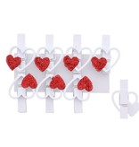 "Love Heart" clip  - 48 pieces