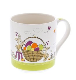 "Bunny Basket" tasse