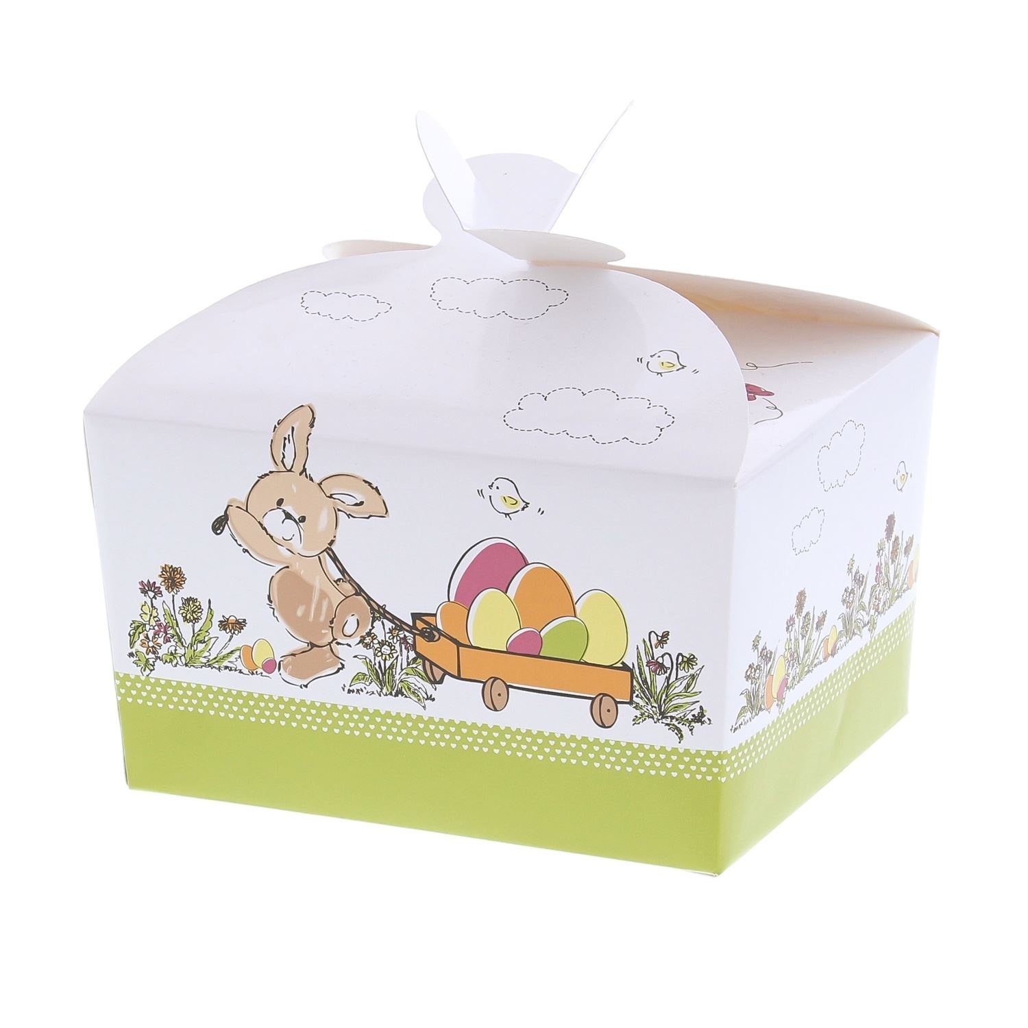 Boîte papillon "Bunny Basket" 250 grammes - 105*85*85mm - 50 pièces