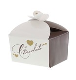 Hearts chocolate Boîte papillon 125-150 gr  60mm*76*48mm