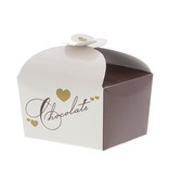 Hearts chocolate ballotin vlindersluiting - 250 gram -85*105*85mm - 48 stuks