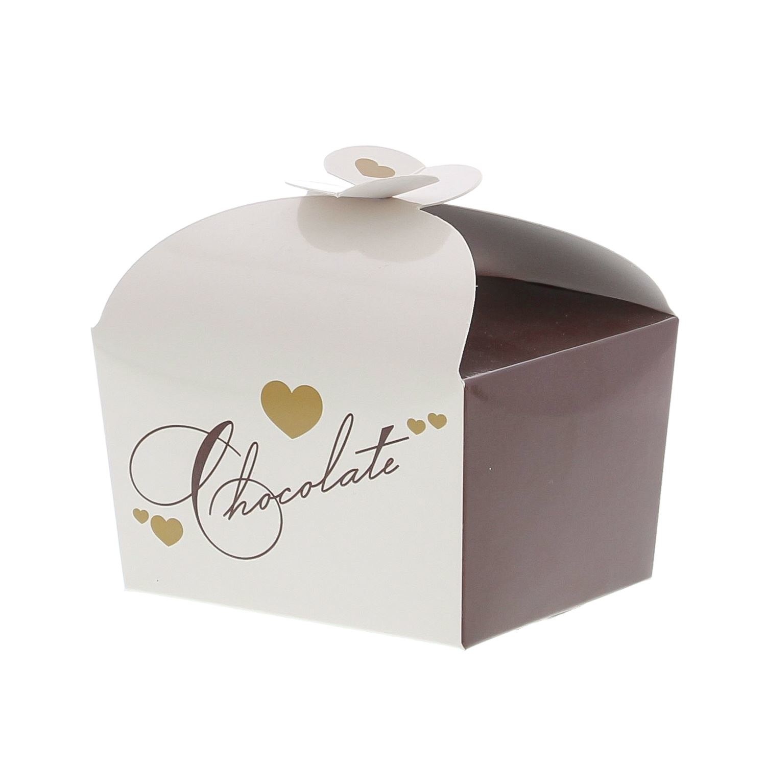 Hearts chocolate Schachtel - 250 gram -85*105*85mm