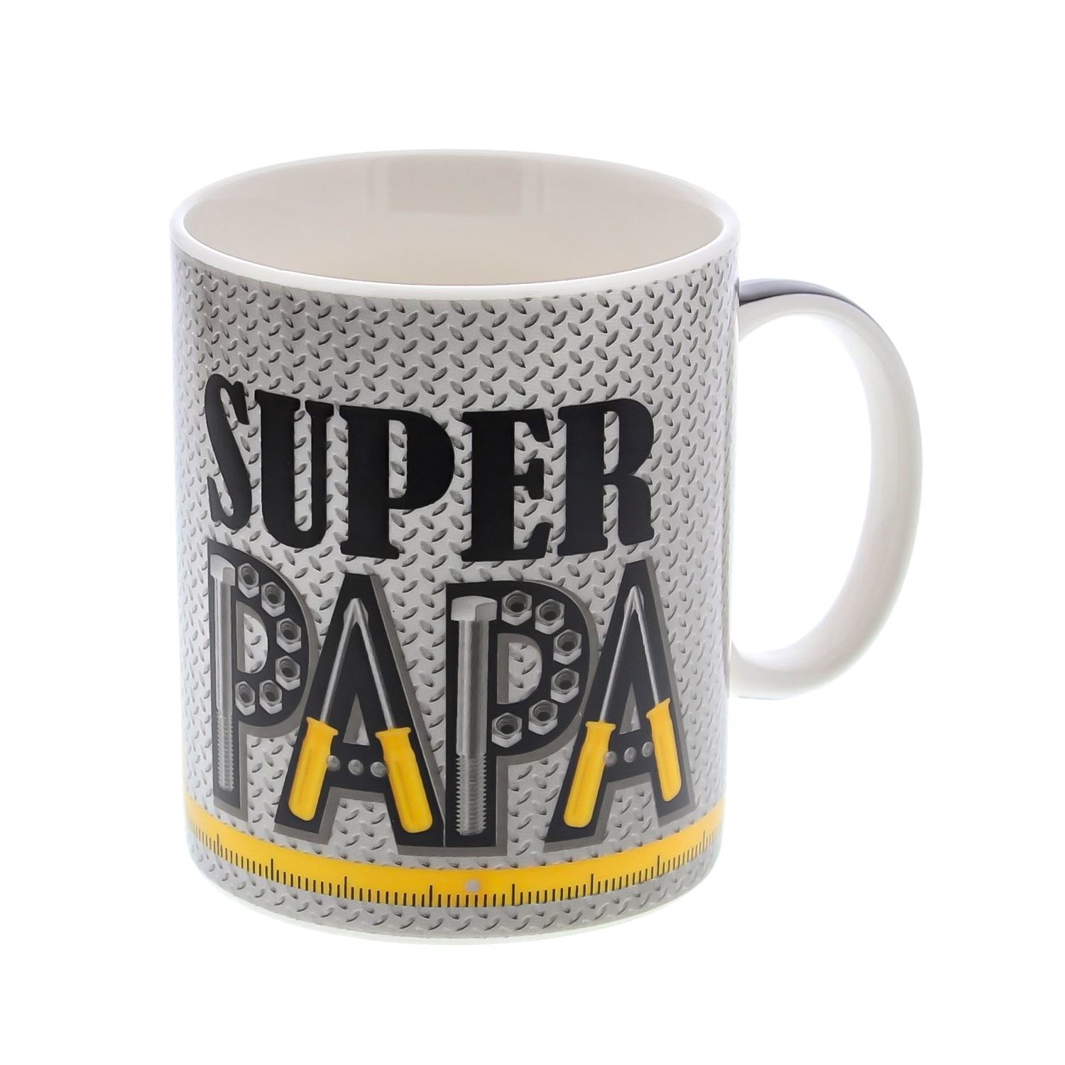 "Metal" super papa tasse - 80*115*95mm- 12 pièces