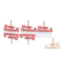 "Merry Christmas" pin red