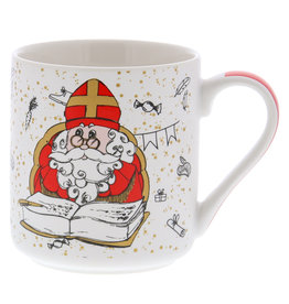 Sankt Nikolaus vintage "Book" Becher