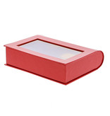 Boekdoos met venster  - 6 stuks