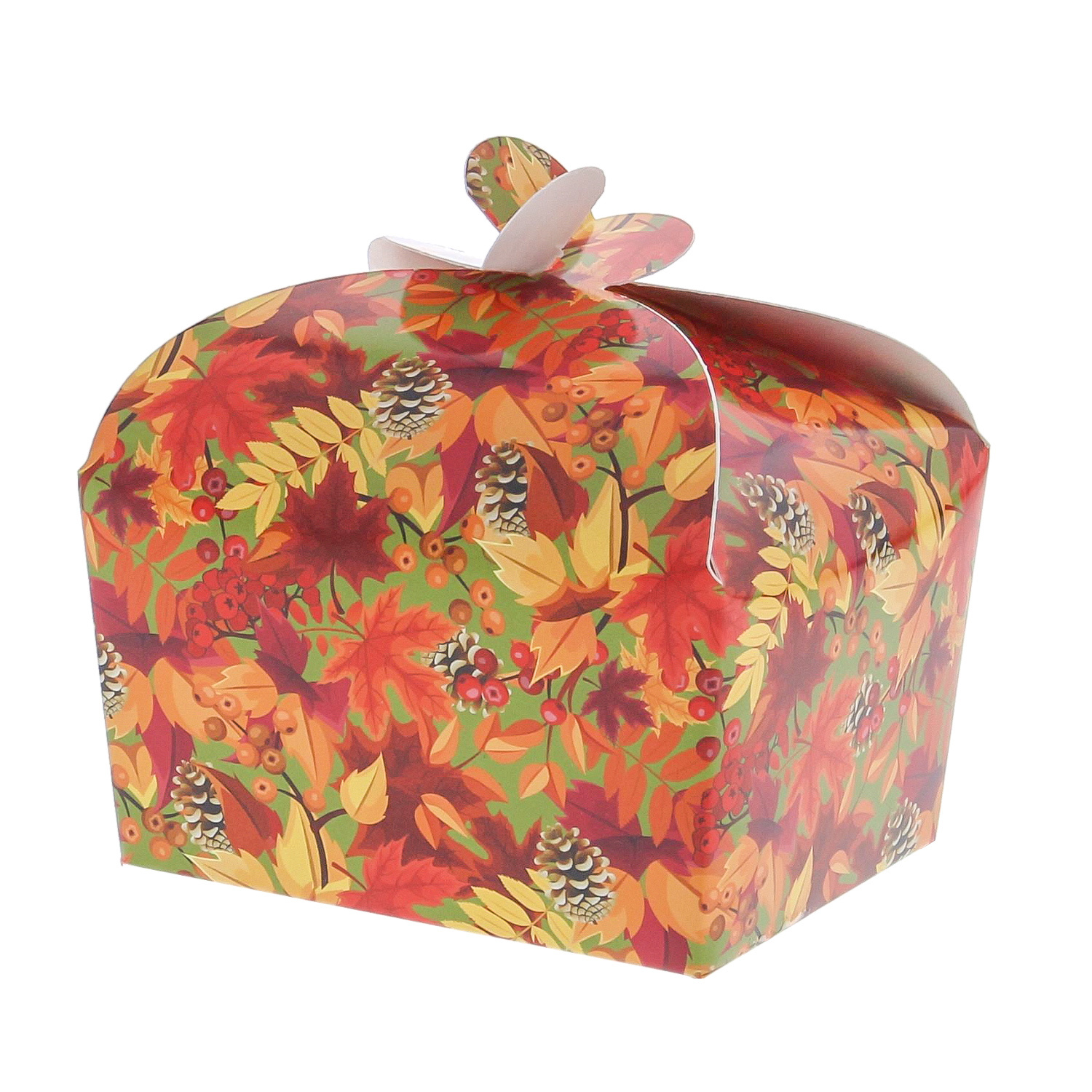 Butterfly Box "Autumn fruit" 125 - 150 gram - 48*76*60mm- 48 pieces