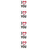 Banner" I Love You " 250*2450 mm