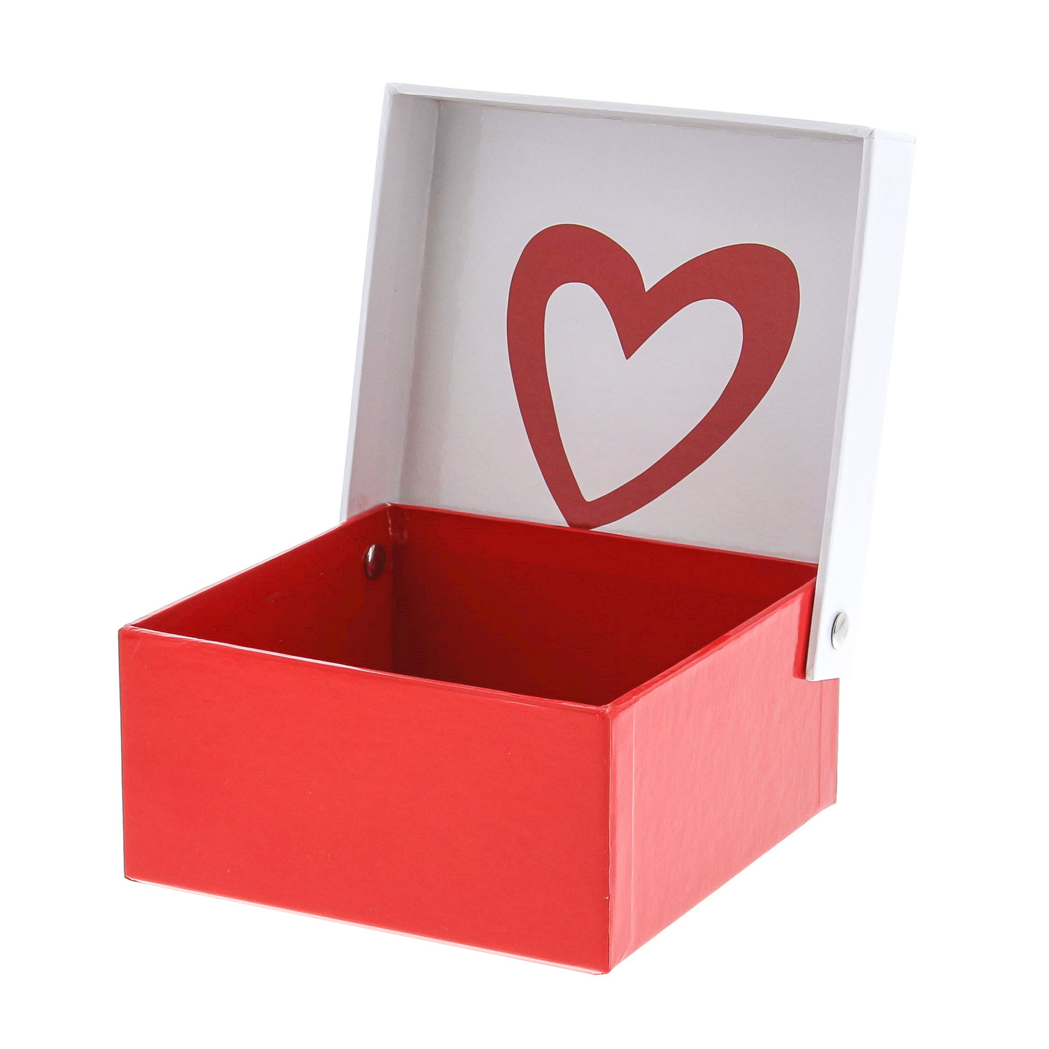 "I Love You" Square box with lid  Medium