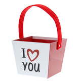 "I Love You" Bakje met handvat - 6 stuks