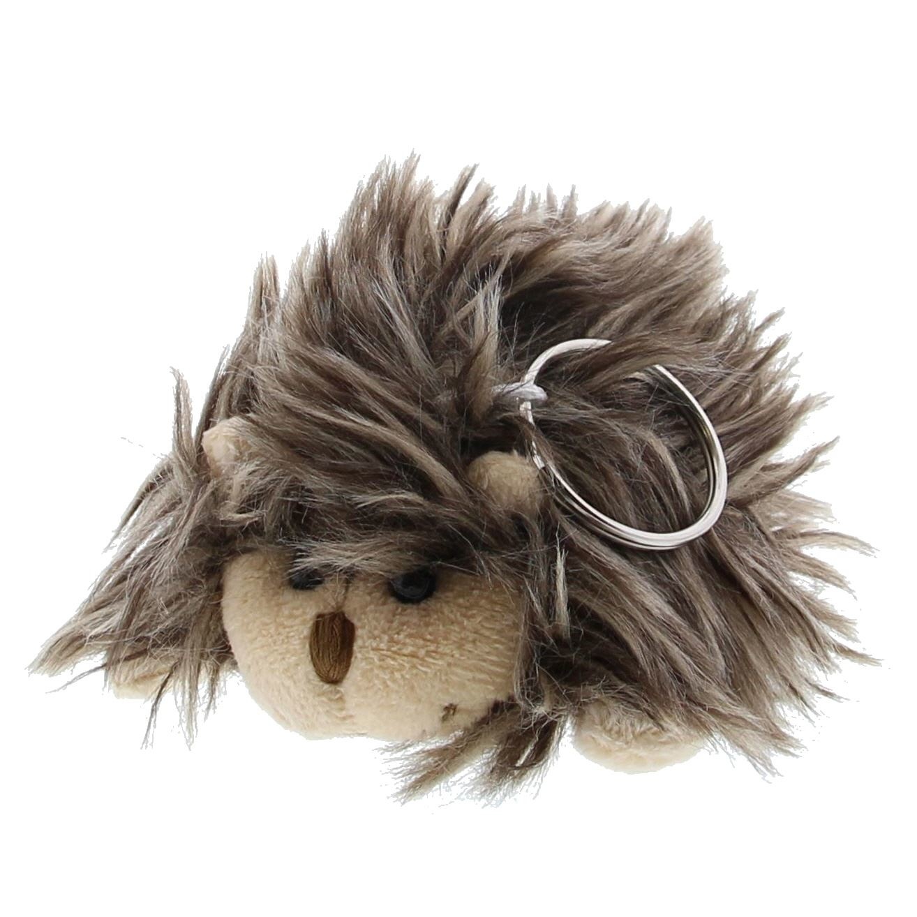 Egel "Hairy" 11 cm sleutelhanger