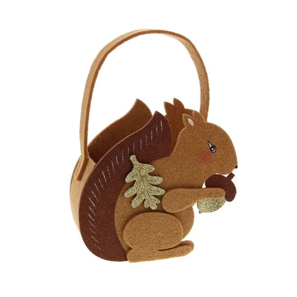 "Pimpy" squirrel basket with ear medium