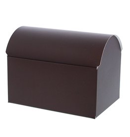 Treasure chest  - dark brown matte