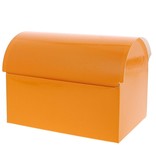 Schatkistje  - oranje - 500 gr - 135*100*90mm - 25 stuks