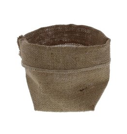 Jute zak 14 cm Naturel