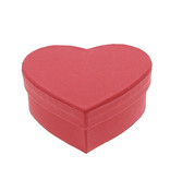 Heart Box for chocolates red - 75*30*75mm - 50 pieces