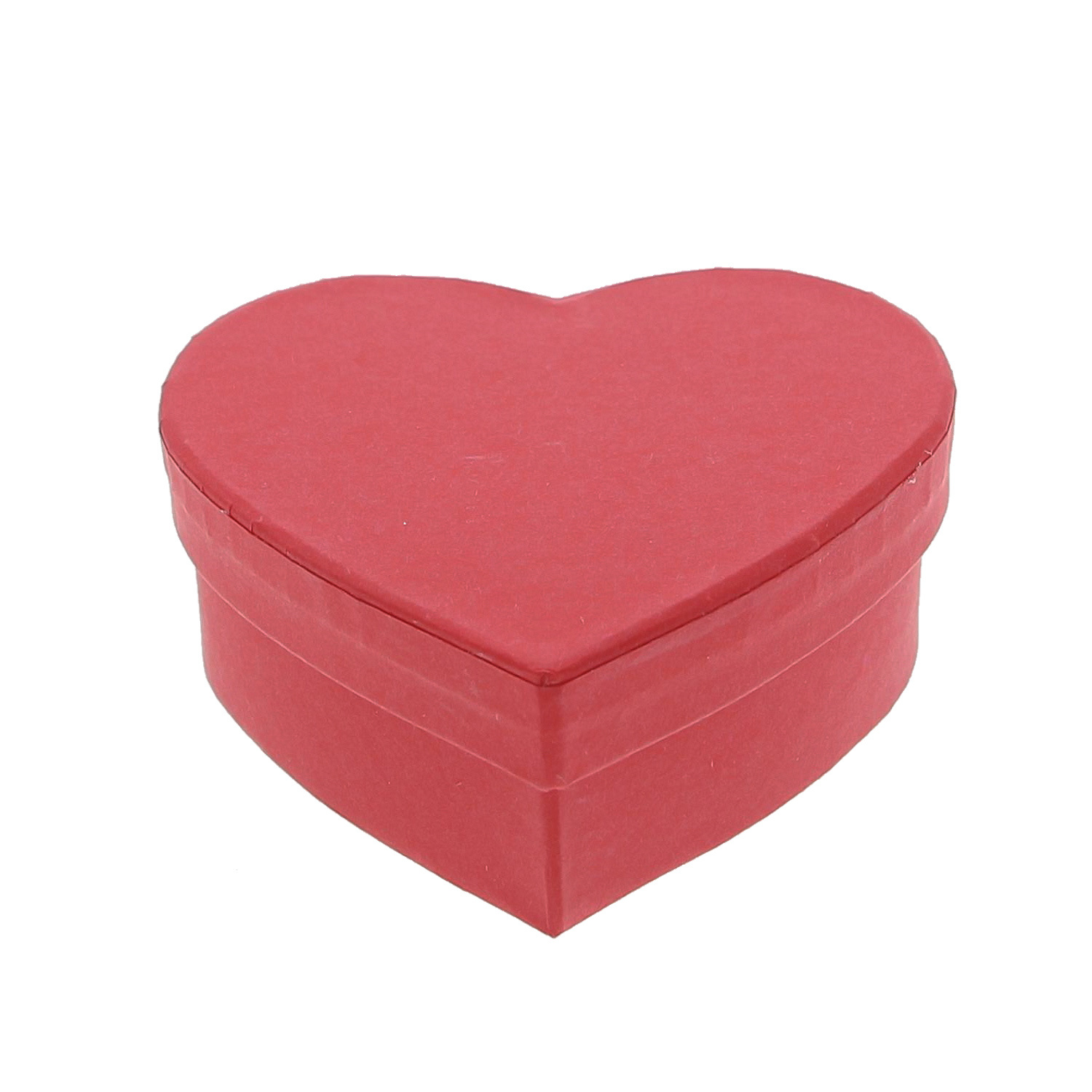 Heart Box for chocolates red - 75*30*75mm - 50 pieces