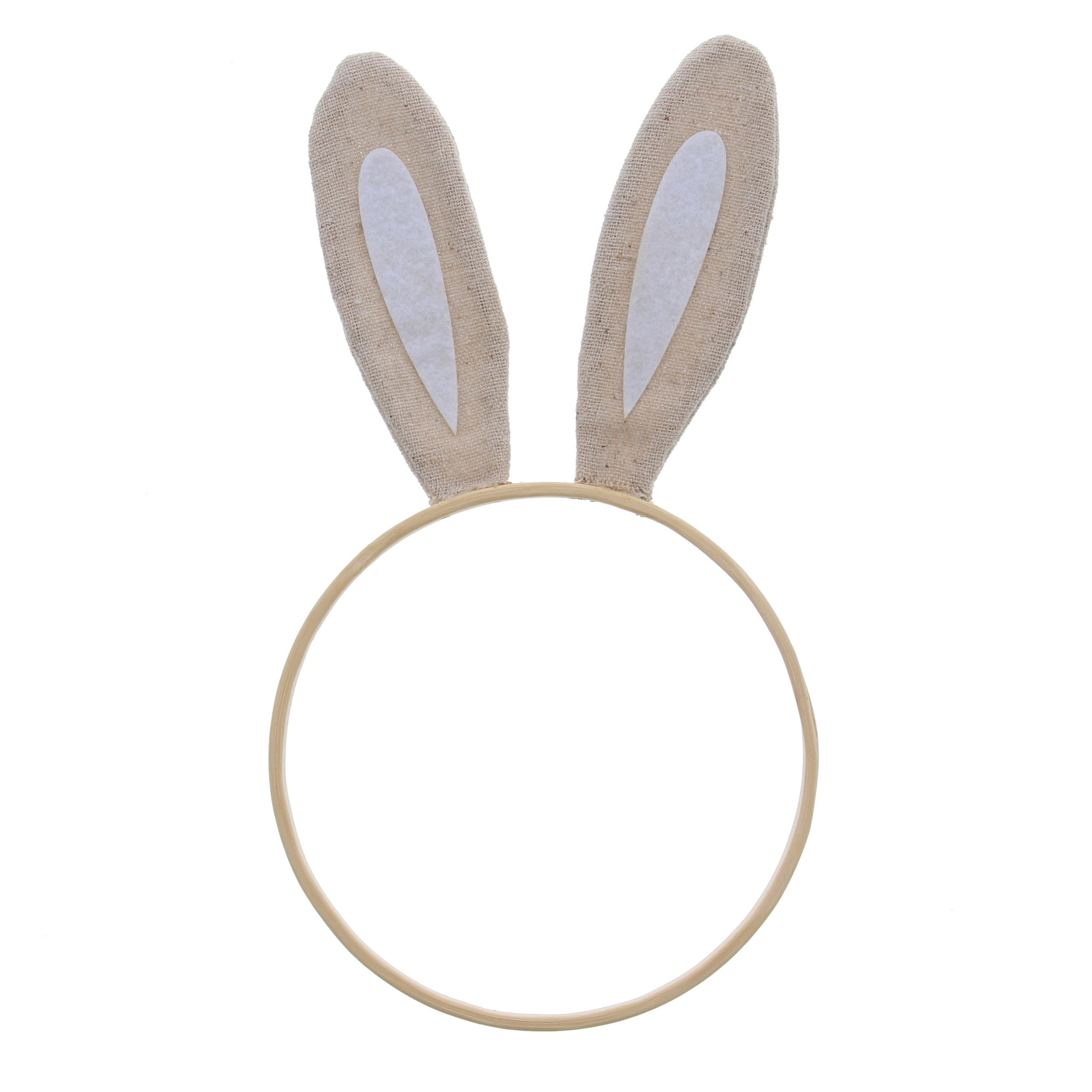 Holzring mit Ohren Dekoration 13 cm - 6 stück oder 20 cm - 2 stück