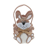"Frou-Frou" Rabbit basket with handle medium-  100*80*180 mm - 6 pieces