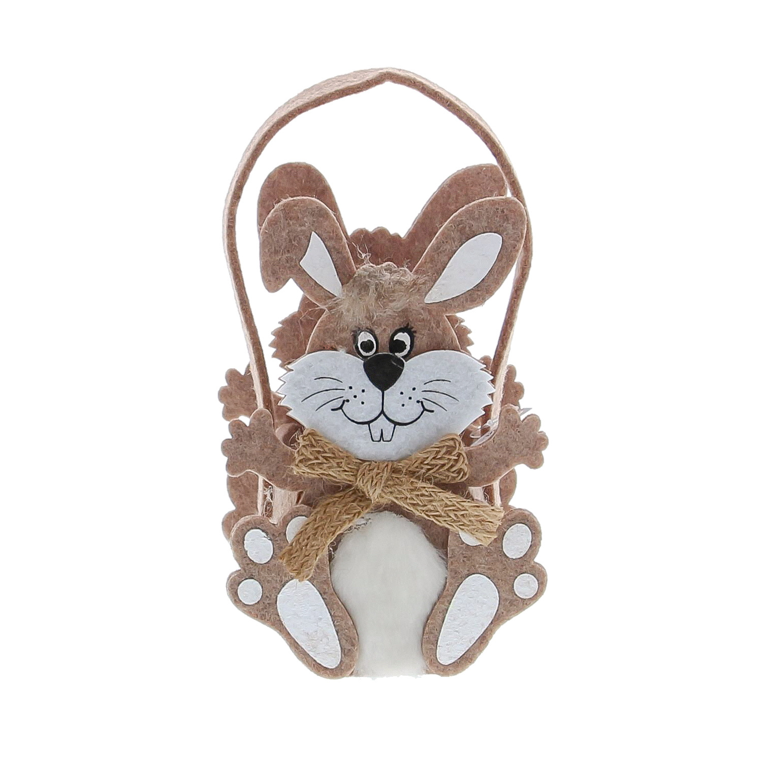 "Frou-Frou" Rabbit basket with handle medium-  100*80*180 mm - 6 pieces