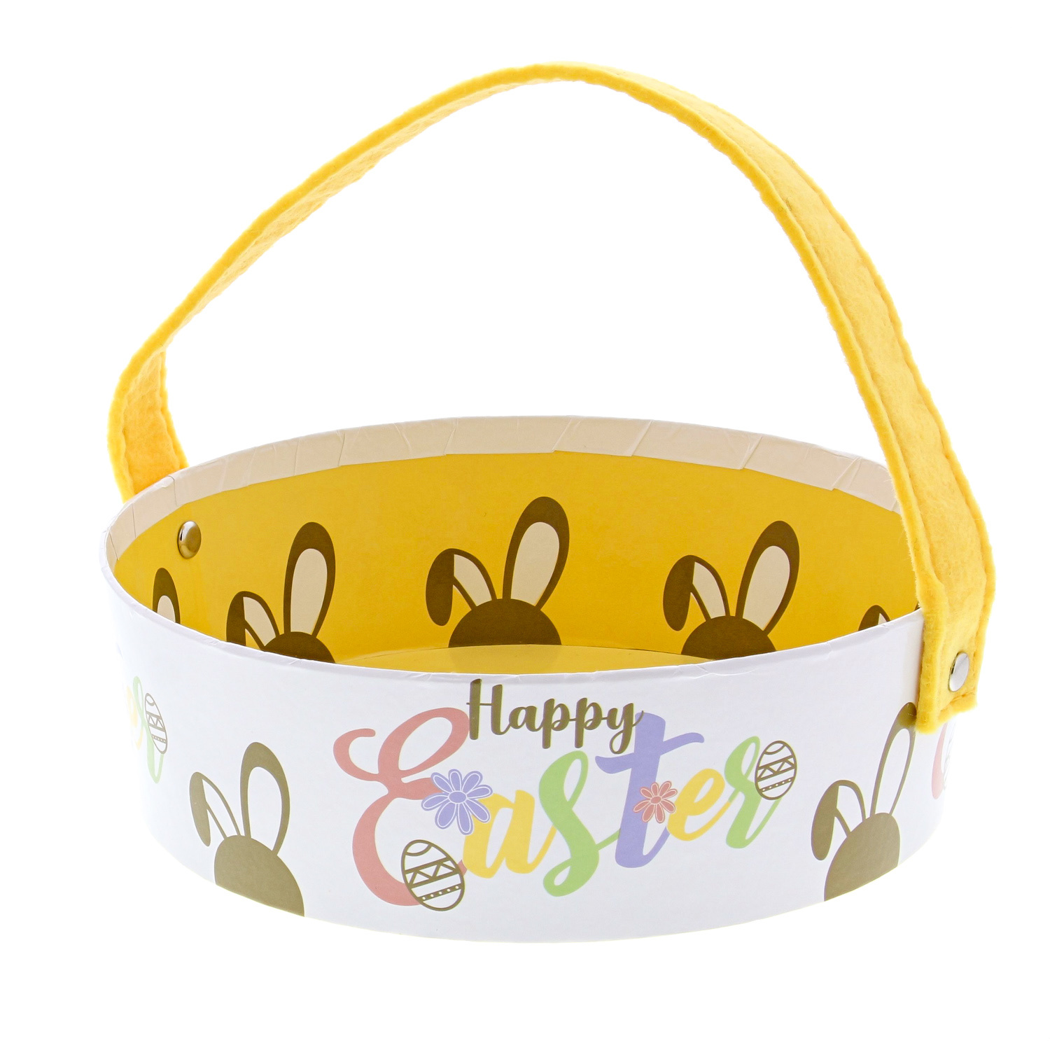 ""Pastel" Happy Easter bowl with ear around   -  205*200*60mm- 6 pieces