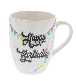 "Happy Birthday" tasse -  12 pièces