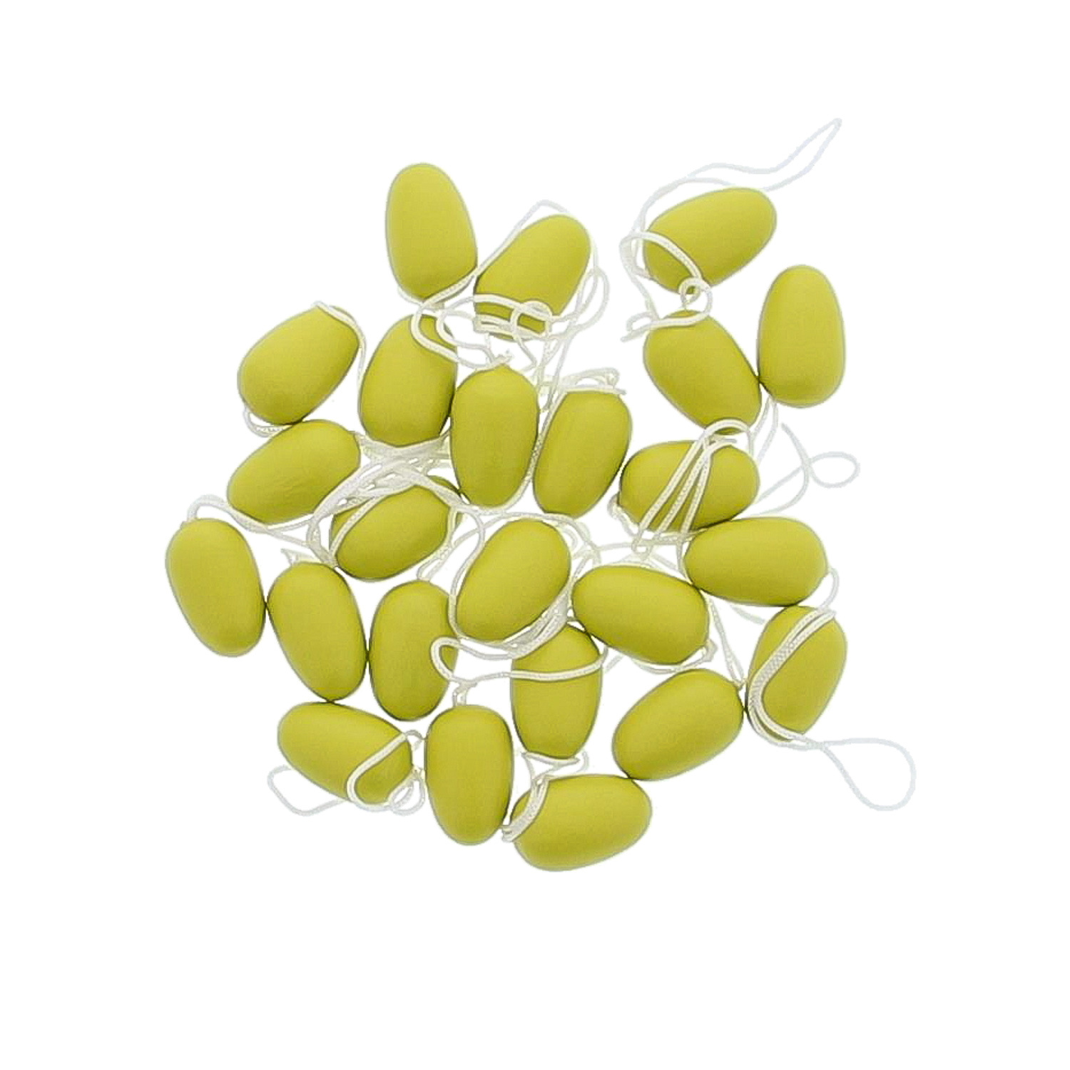 Oeuf citron suspendu en bois-  15*15*80mm - 6x24 = 144 pièces