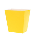 Conisch bakje geel- 50 stuks - 2 maten  - 78*48*80 mm en 96*61*80 mm