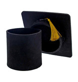 "Graduate" box graduation hat - 160*160*105mm - 8 pieces