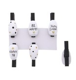 Half egg "Happy Easter" squeezer black - gold-  18*44*17 mm- 36 pieces