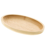 "Wood" Schale oval - 197*117*23 mm - 6 Stück