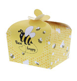 "Bee Happy" Ballotin Schmetterlingsverschluss 250 gr.   - 105*85*85mm  - 48 Stück