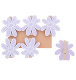 Flower "pastel" squeezer lavender 50*13*50 mm- 36 pieces