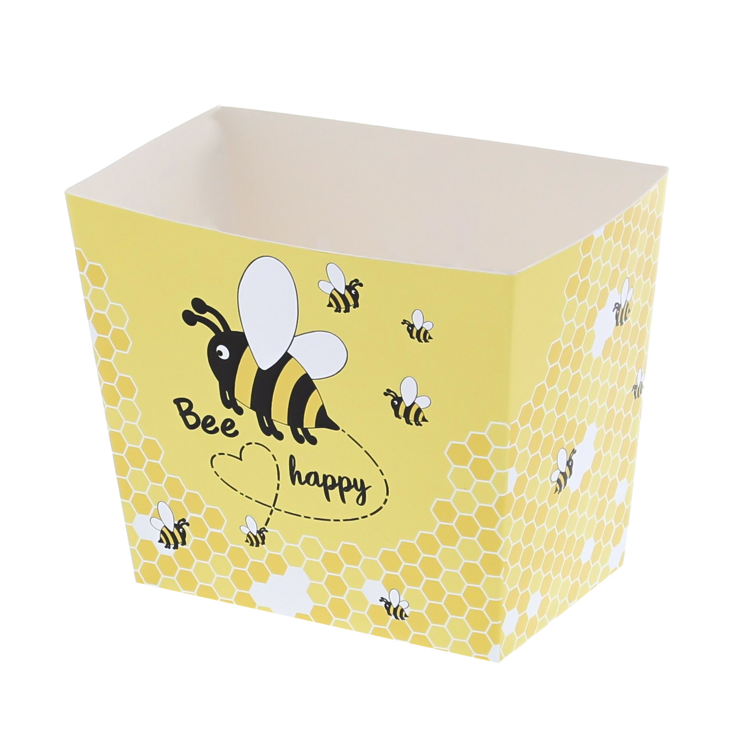 "Bee Happy" Konischer Behälter - 50 Stück