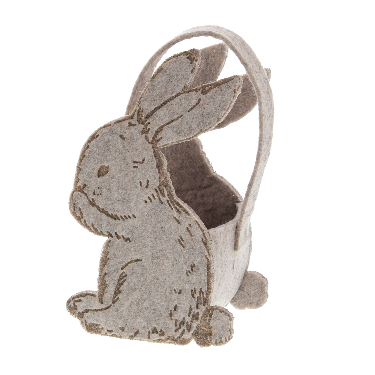 Bunny "Cute" panier lapin avec anse - 6 pièces - 120*90*205 mm