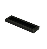 Rectangular box black with transparant lid - 200* 40*20mm - 28 pieces