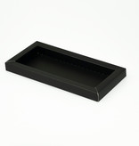 Rectangular box black with sleeve - 200*80*20mm - 100 pieces