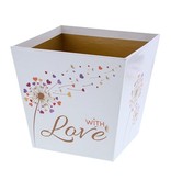 "Dandelion" with love panier carré - 152*152*142 mm - 6 pièces