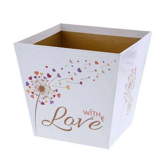 "Dandelion" with love panier carré - 152*152*142 mm - 6 pièces