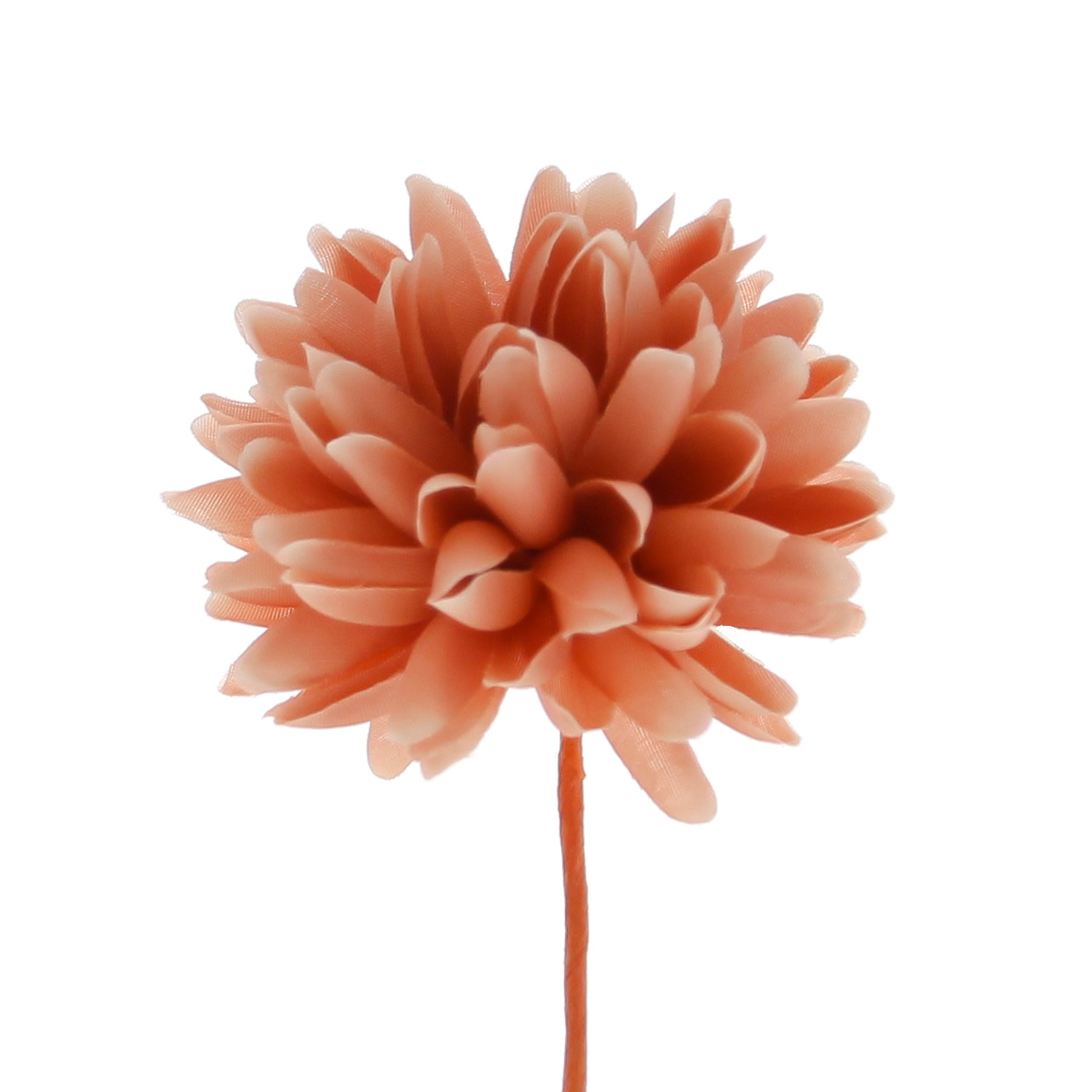 Flower Dahlia small salmon - 60 mm  - 96 pieces