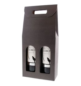 "Skin Coffee" Box for 2 bottles (dark grey)