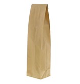 Paper bottle bag with bottom gold -100*80*410mm - 50 pcs